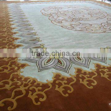 Handmade fireproof carpet used 5 star hotel and high end apartment