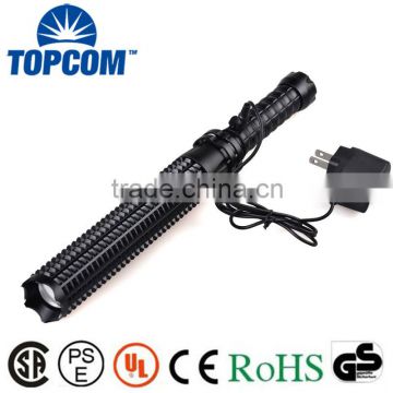 Telescopic Bat T6 LED Zoom Tactical Security Rechargeable Police Torch                        
                                                Quality Choice