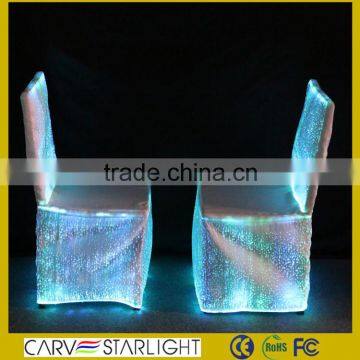 hot sale led light luminous patterns for chair cap covers for tub chairs