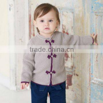 DB271 dave bella autumn winter toddlers sweater infant clothes baby cardigan baby sweater baby outwear