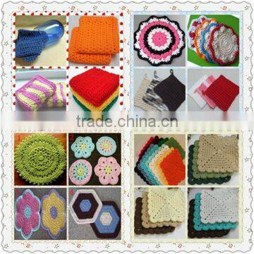 all kinds of handmade crochet dishcloth for sale