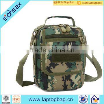 Canvas small camo mens bag for outdoor sports bag