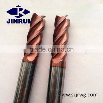 HRC55 carbide end mill,coated milling cutters, carbide cutting tools(JR133)