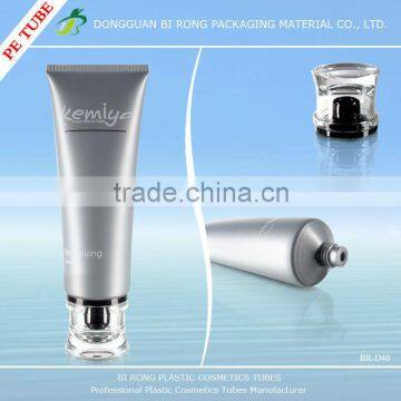 120ml Grey Plastic Cosmetics Cleanser Packaging Tubes