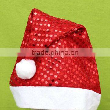 Christmas Party Decoration Santa Claus Sequin Xmas Hat