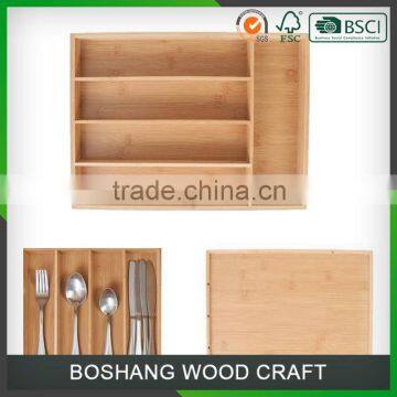 Wholesale Wooden Stylish Cutlery Tray