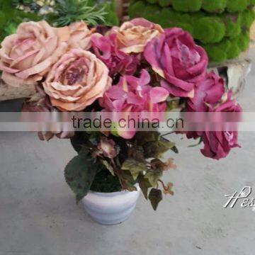 New arrival artificial flower handmade silk flowers with high quality