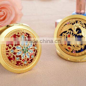Luxury Round Logo Round Logo Personalized Pocket Metal Mirror Quality Choice photo-3
