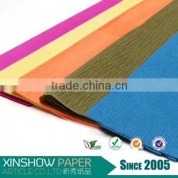 papel crepe can wrapping flower and Handmade Artifical Art wholesale crinkle paper                        
                                                Quality Choice