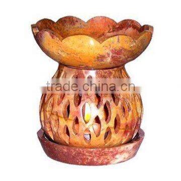 Soap stone Incense Oil Burner ~ Aroma Diffuser ~ Aroma Lamp ~ Air Freshener Oil Burners~ Oil Lamps