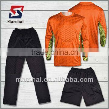 Long sleeve soccer jersey goalkeeper uniform custom goalie jersey