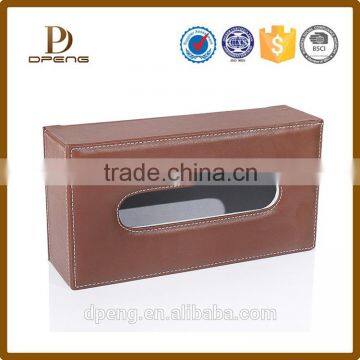 facial tissue box leather tissue box import from China