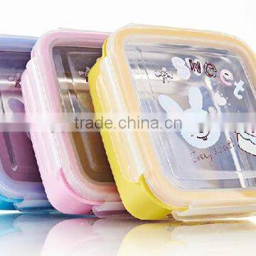 Microwavable clear food container