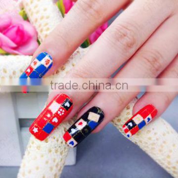 2015 New Style Beauty Cartoon 3D Glow In The Dark Nail Sticker