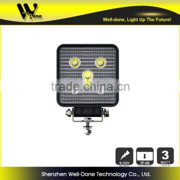 Square 15w led work light led work lamp