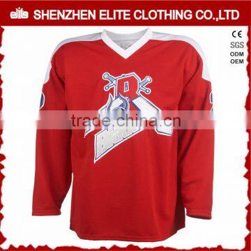 cheap custom made team ice hockey jersey sewing pattern