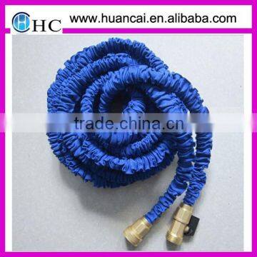 Factory directly selling high quality brass fitting connector expandable garden hose double latex hose