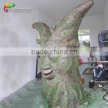 Attractive theme park animatronic tree