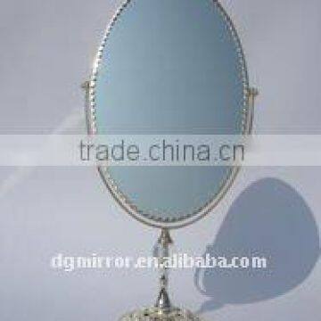 metal rolling dressing table standing cosmetic mirror