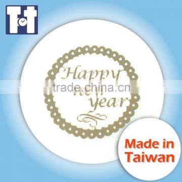 Sticker Name Tag Gold Foil Sticker Designed photo-2