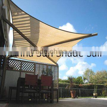 220g/m2 3.6x3.6x5.1 M/PCS Triangle Sun Shade Sail with UV protection