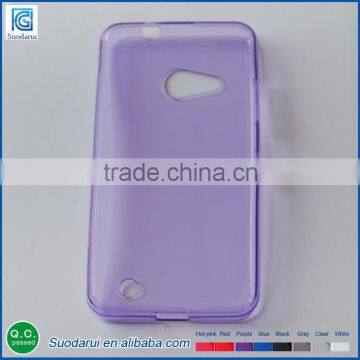 2015 New Product Tpu Cover Silicone Transparent Back Case for Microsoft Nokia Lumia 550
