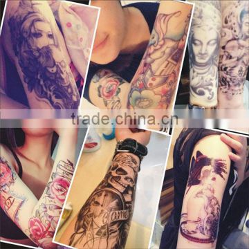 2016 new fashion waterproof men and women body big arm tattoo sticker