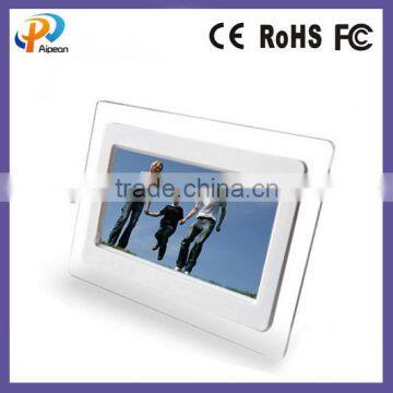 7 Inch Acrylic White Panel Elctronic Lcd 480*234 Led Light Signage Avi Lcd Panel With Build-in Memory
