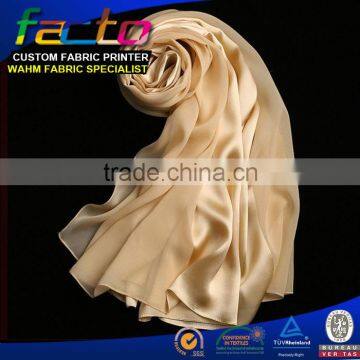 50D plain satin, smooth handfeel, silk like fabric