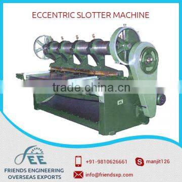 Eccentric Slotter Machines With Reliable Performance And Easy Installation