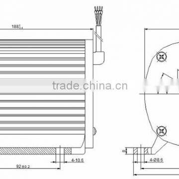 220V 135mm AC Run Capacitor Asynchronous Motor