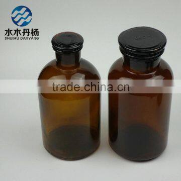 250ml Amber Wide Mouth Reagent Glass Bottle for Laboratory photo-4