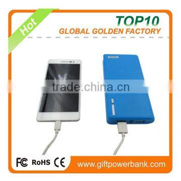 bulk buy from china promotional gift dual output portable battery charger power bank