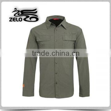 Ventilation design recycled nylon fishing shirt