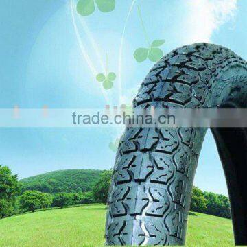 Green Front & Rear Motorcycle Tyre 300 18