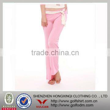 Women Pink Modal Practice Fitness Aerobics Yoga Pants