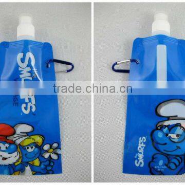 fashion foldable water bottle,plastic foldable water bottle, promotion foldable bottle