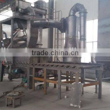 Casting Cleaning used Roller conveyor Type abrasive sand polishing machine