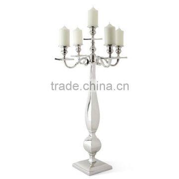 white crystal candelabra