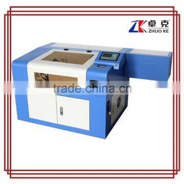 Jinan Zhuoke honeycomb platform mini cheap desktop laser cutting engraving machine for sale ZK-5030