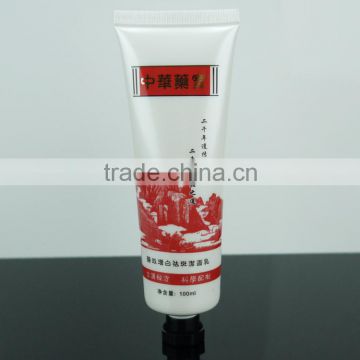 cleanser cosmetic tube with high-quality offset printing