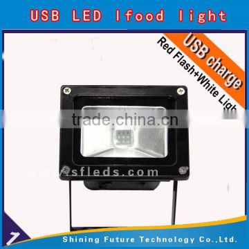 IP65 10W Battery Rechargeable LED Floodlight USB Lamp for working fishing