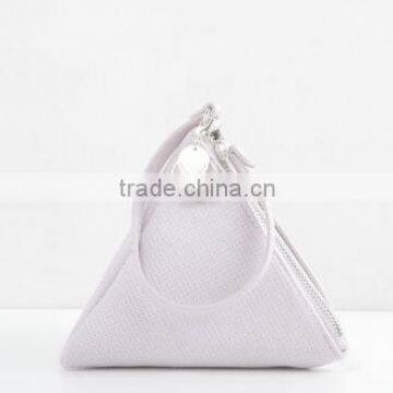 SGS PU triangle shaped bag coin bag mini wallet 18 years professional design