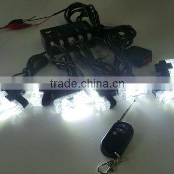 WIRELESS LED STROBE LIGHT,DASH LIGHT (SR-LS-327W-8), 0.75W TOP BRIGHT LED, With Flash Remote Controller(Plastic or Metal Remote)