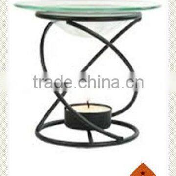 Metal spiral wire candle holder for fragrant oil
