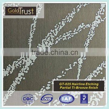 China Stainless Steel Supplier PVD Coating Color Stainless Steel Sheet for Cabin Door Decoration photo-4