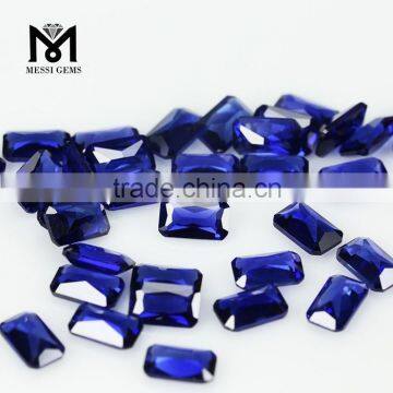 Top Quality Octagon 3x5 Synthetic Blue Sapphire Price