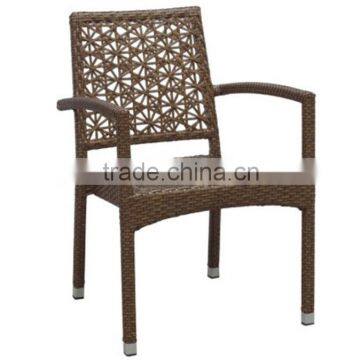 Black Unfolding Outdoor Rattan Chair With Arms photo-3