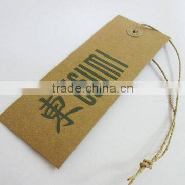 Custom Made Garment Paper Label Swing Tags for Clothing