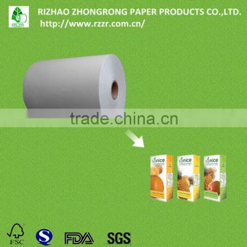 PE coated paper board for liquid packaging